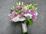 wedding flowers florist- White and Pink Brida ...